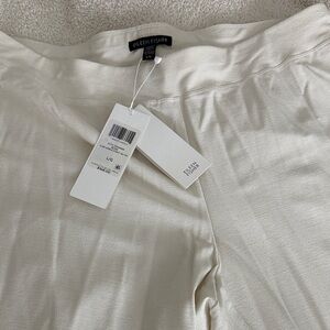 Eileen Fisher Off-White Trousers